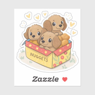 Cute puppies nuggets