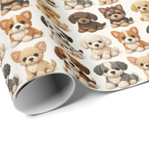 Cute Puppies Wrapping Paper