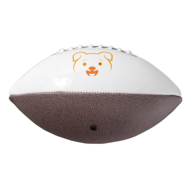 Cute Puppy American Football (Rotated 270)