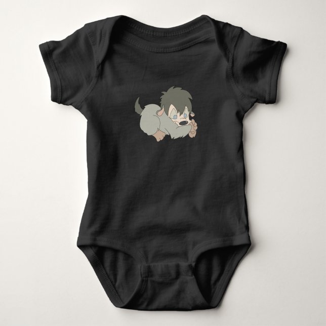 Cute Puppy Baby Bodysuit (Front)