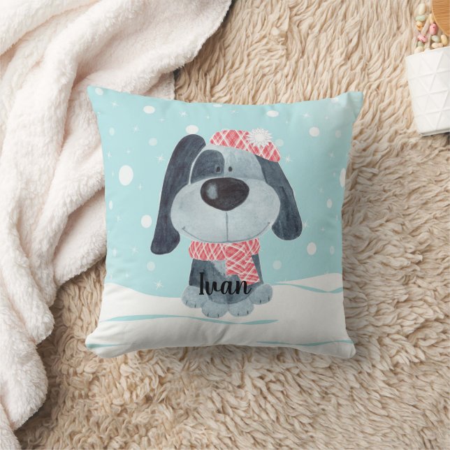 Cute puppy, baby cushion (Blanket)