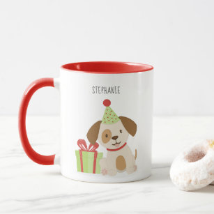Cute Puppy Birthday Mug