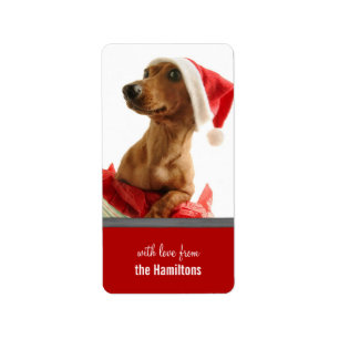 Cute Puppy Christmas Tags for Presents