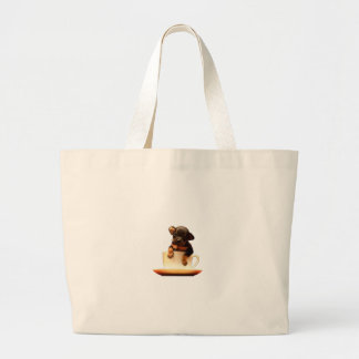 Cute Puppy Coffee Tote Bag | Adorable Dog Lover Ca