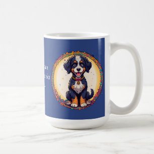 Cute Puppy colourful cartoon style design Coffee Mug