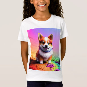 Cute Puppy Corgi Dog-36475 T-Shirt
