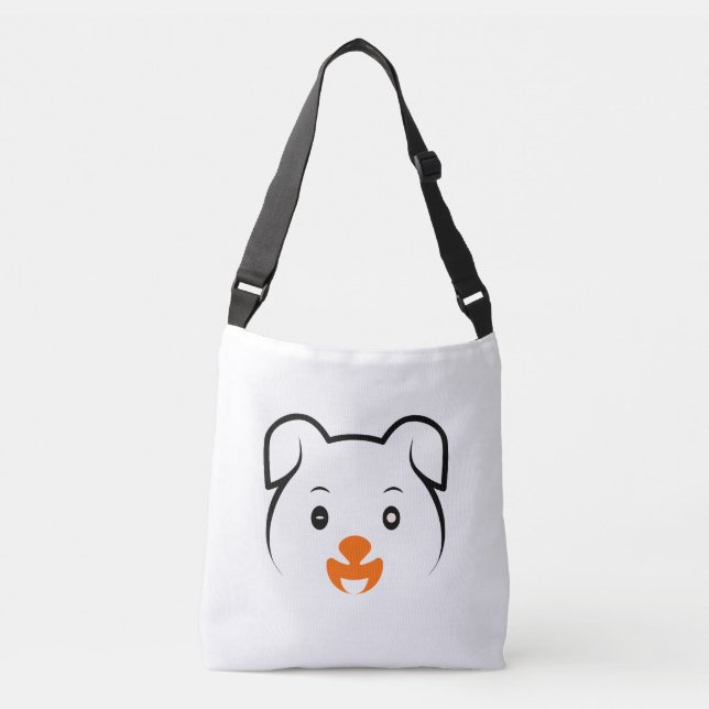 Cute Puppy  Crossbody Bag (Front)