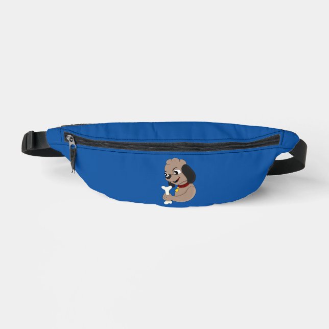 Cute puppy dog cartoon bum bags (Front)