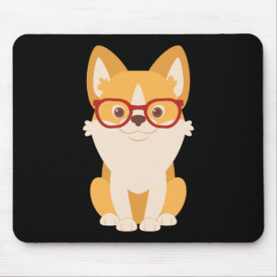 Cute Puppy Dog Cartoon Pembroke Welsh Corgi Mouse Mat