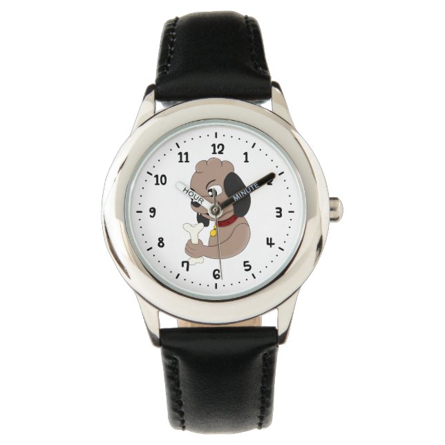 Cute puppy dog cartoon watch (Front)