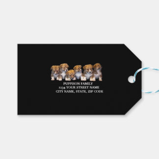 Cute Puppy Dog Gift Tag