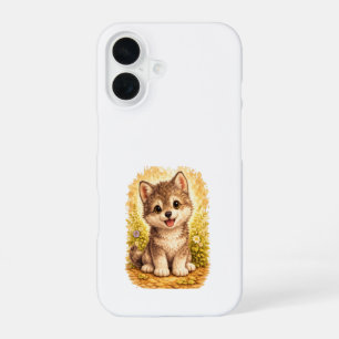 Cute Puppy Dog iPhone 16 Case Kawaii Pet