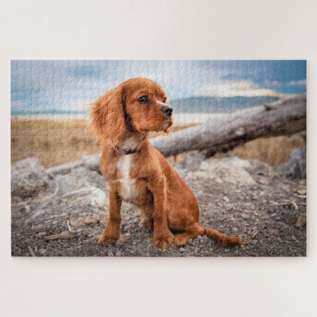 Cute Puppy Dog Jigsaw Puzzle (Horizontal)