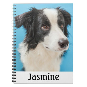 Cute Puppy Dog Lover Border Collie Notebook