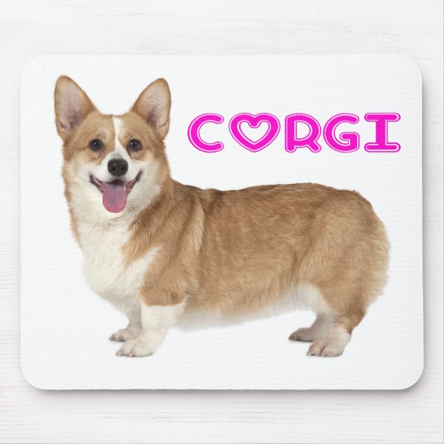 Cute Puppy Dog Lover Gift Pembroke Welsh Corgi Mouse Mat (Front)