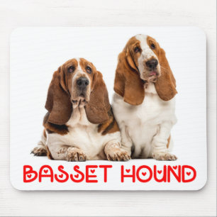 Cute Puppy Dog Lovers Gift Basset Hound Mouse Mat