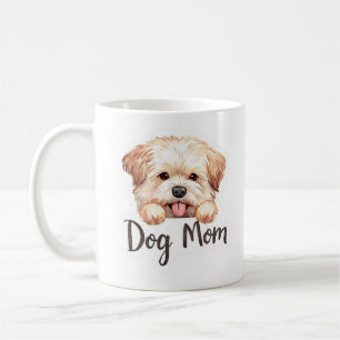 Cute Puppy Dog Mom Design Coffee Mug
