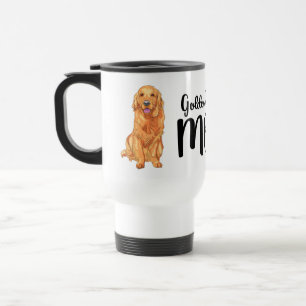 Cute Puppy Dog Mum Gift Golden Retriever Travel Mug