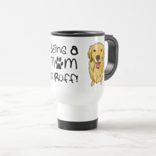Cute Puppy Dog Mum Gift Golden Retriever Travel Mug