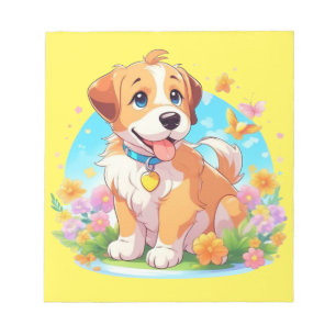 Cute Puppy Dog Notepad