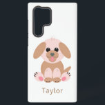 Cute Puppy Dog Pastel Personalised Cartoon Samsung Galaxy Case<br><div class="desc">This fun,  modern,  trendy,  hand drawn design features cute,  adorable,  lovely puppy dog in pastel colours with personalised Name. This phone case can be an excellent gift for your kids or loved ones.</div>
