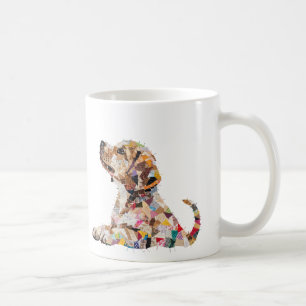 Cute Puppy Dog Waiting For A for a Treat Coffee Mug
