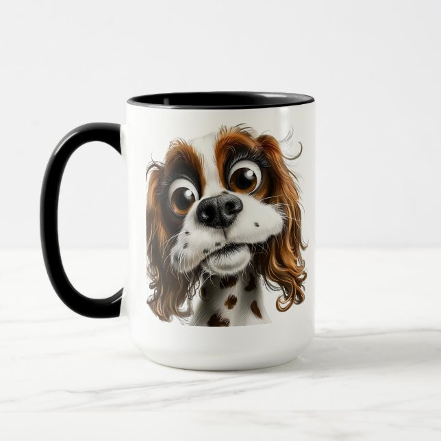 Cute puppy face mug (Left)