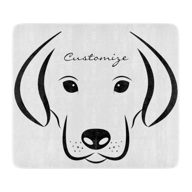 Cute Puppy FaceThunder_Cove Cutting Board (Front)