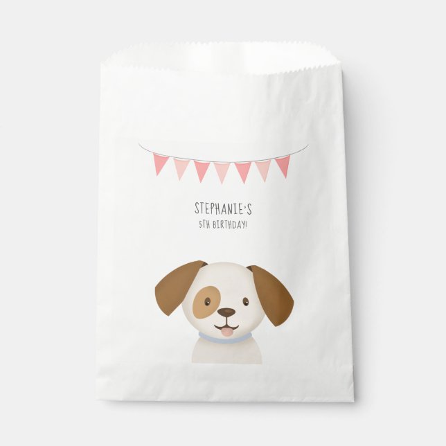 Cute Puppy Favour Bags (Front)