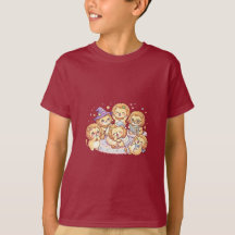 Cute Puppy Friends Kids T-Shirt