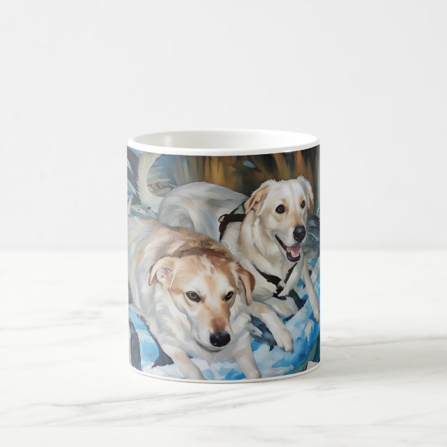 Cute Puppy Friends Mug (Center)