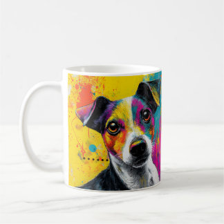Cute Puppy Funny Dog Mixed Media Animal Pet Coffee Mug