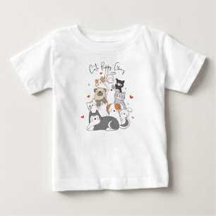 Cute Puppy Gang Baby T-Shirt