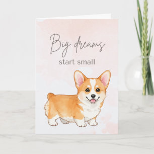 Cute Puppy Good Luck  Card