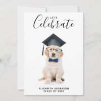  Cute Puppy Graduate Graduation Party