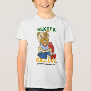 Cute Puppy Graphic Children's Kawaii Dog Kids Tri-Blend Shirt