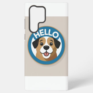 Cute Puppy “Hello” Mobile Case