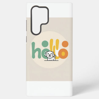 Cute Puppy “Hello” Mobile Case