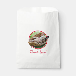 Cute Puppy in a Baseball Mitt Favour Bags