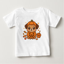 Cute Puppy in Pumpkin Costume – Adorable Halloween