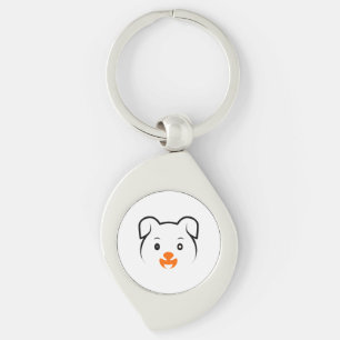 Cute Puppy Key Ring