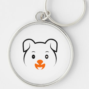 Cute Puppy Key Ring
