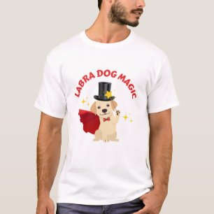 Cute Puppy Magician Art T-Shirt