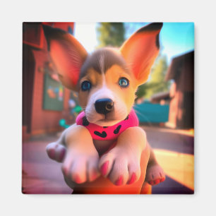 Cute Puppy Magnet