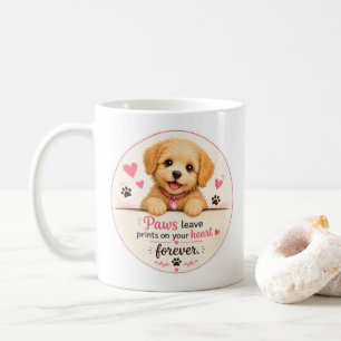 Cute Puppy Mug – Paws Leave Prints on Your Heart