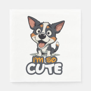 cute puppy napkin