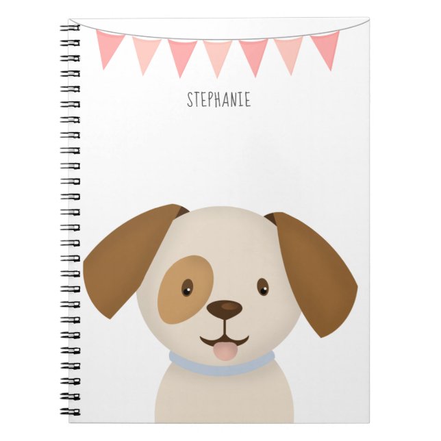 Cute Puppy Notebook (Front)