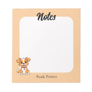 Cute Puppy Notepad