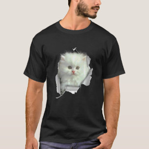 Cute Puppy Persian Cat Face Persian Cat T-Shirt
