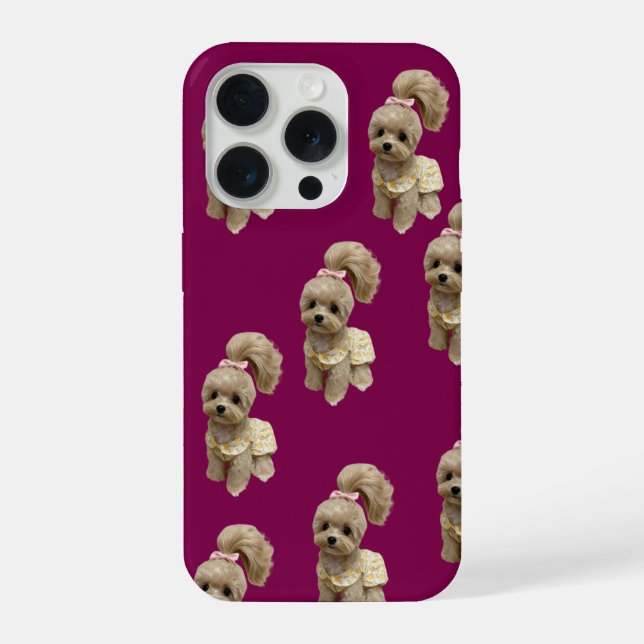 Cute puppy Phone case (Back)